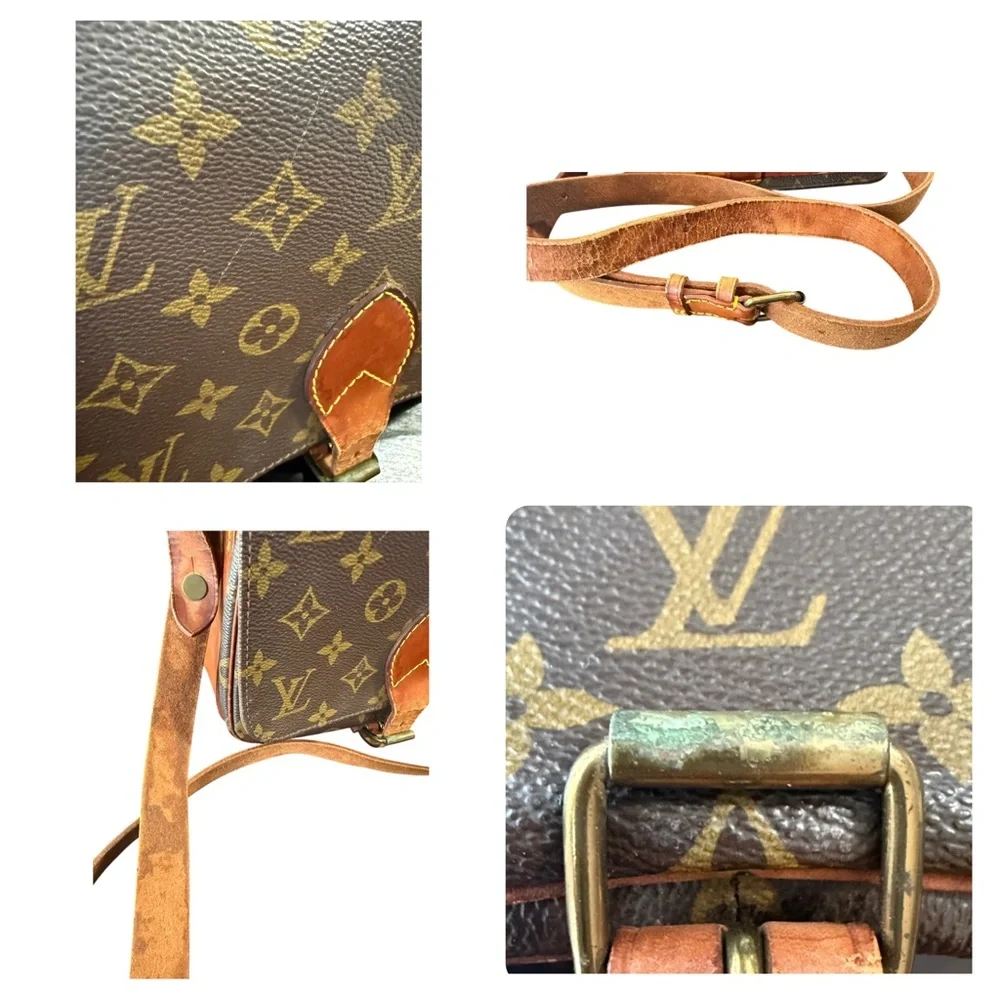Vintage Louis Vuitton Monogram Cartouchière-Style Flap Crossbody- see Callouts - Picture 15 of 15